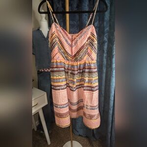 Roxy Multicolor Striped Midi Dress